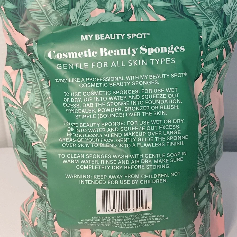 2/$20 My Beauty Spot Cosmetic Beauty Sponges – 32 Pieces + Bonus Blending Sponge